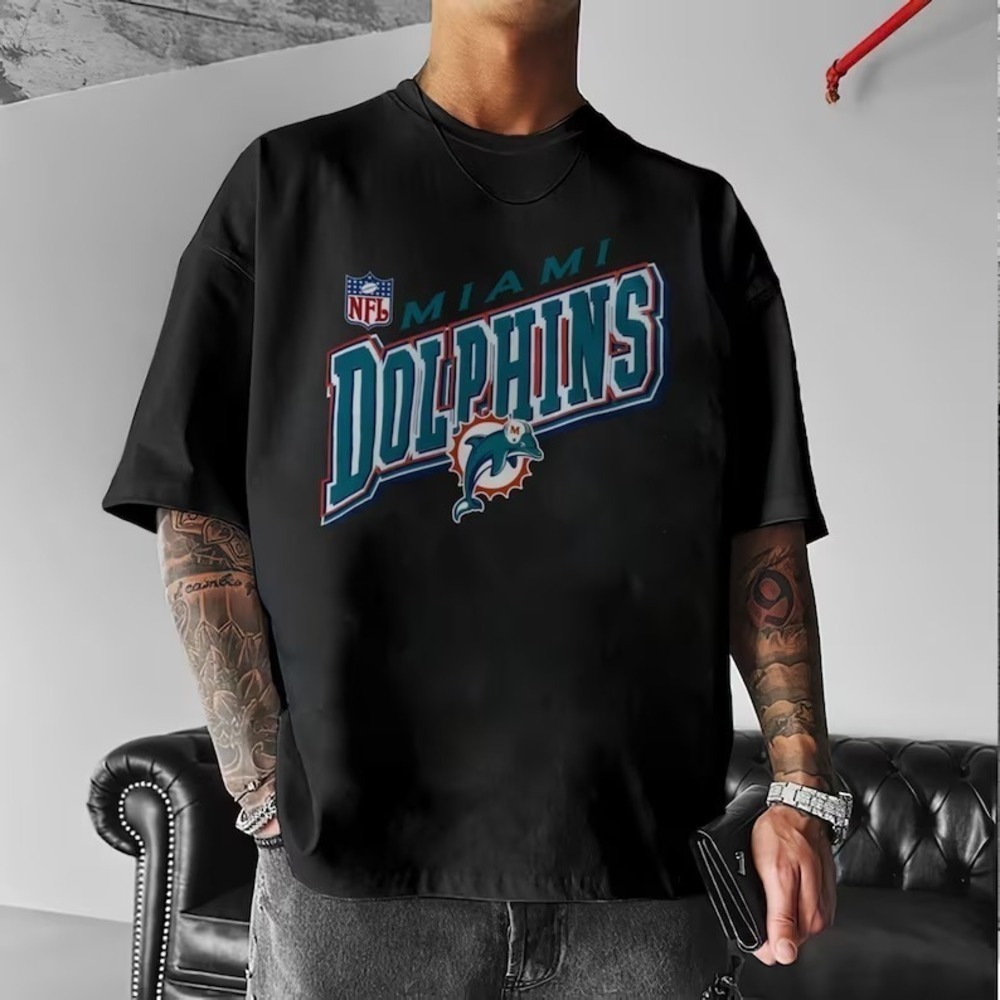 Nfl Miami Football Crewneck Tshirt Football Shirt Unisex Tee
